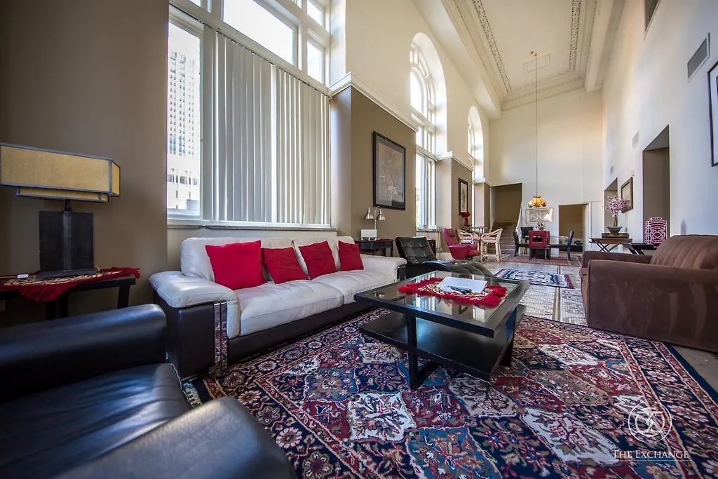 דירה ממפיס Exchange Suites At Court Square